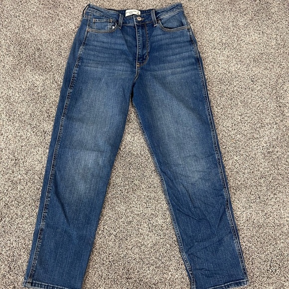 Abercrombie & Fitch Women’s High Rise Mom Jeans Size 27 US 4R - Picture 1 of 10